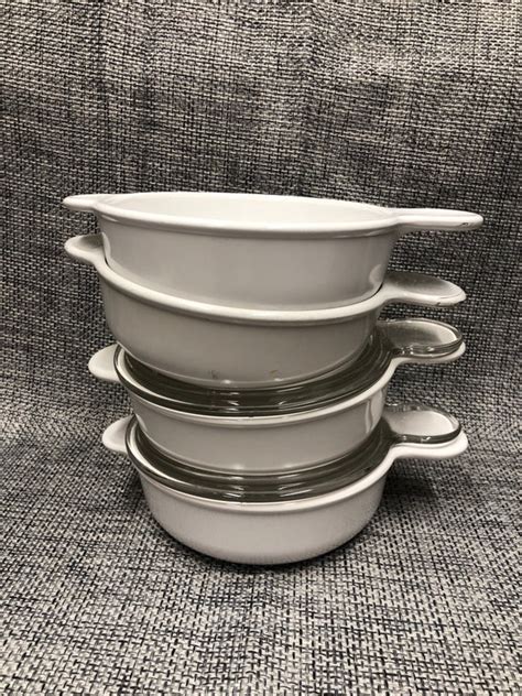 Corningware Original Just White P B Ml Big Grab It Etsy