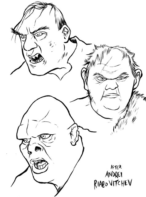 Giant Head Studies 2 By Sethwolfshorndl On Deviantart