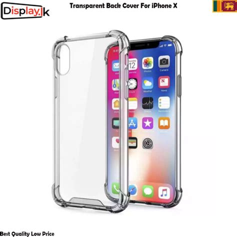 Transparent Back Cover For iPhone X - Display.LK