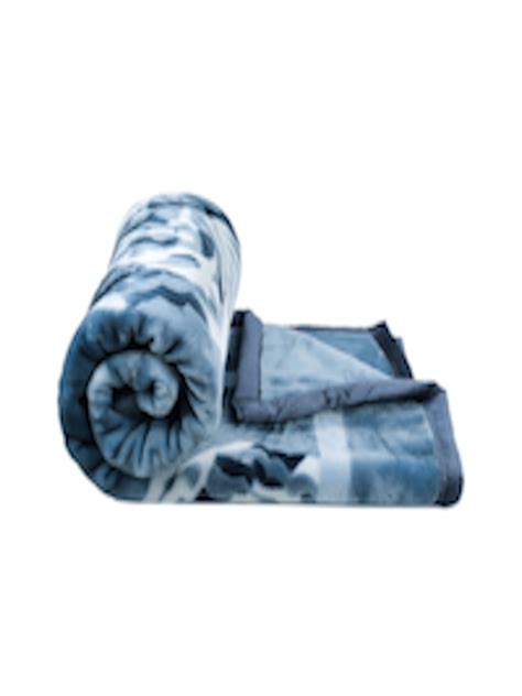 Buy Bsb Home Blue White Heavy Winter Gsm Single Bed Blanket