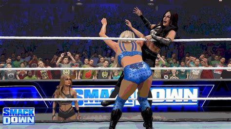 WWE 2K23 Smackdown Sonya Deville W Chelsea Green Vs Charlotte Flair