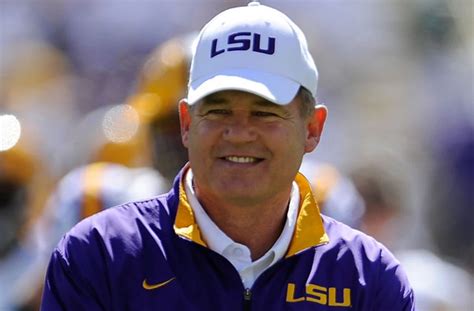 LSU Coach Les Miles Talks Prior to Homecoming [PHOTOS]