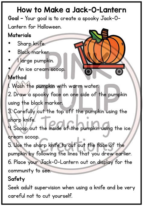 Procedural Text Examples Ten Reading Samples With Comprehension Etsy