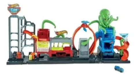 Set De Juego Hot Wheels City Autolavado Ataque Extremo Color Agua MercadoLibre