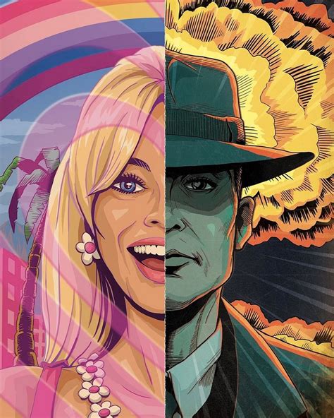 I Could Spend All Day Looking At Barbie Vs Oppenheimer Posters Creative Bloq