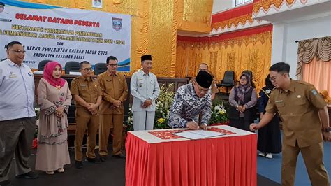 Ketua Dprd Pasbar Hadiri Musyawarah Perwncanaan Pembangunan Rpjpd