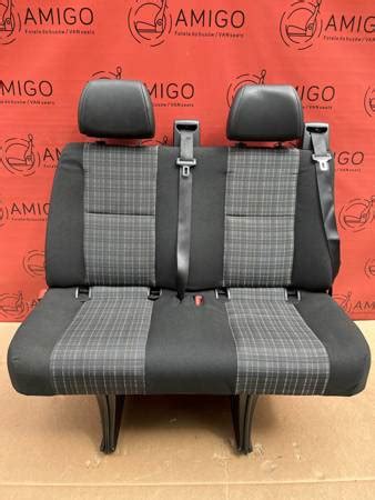 Seat Mercedes Sprinter W906 Rear Double Bench Seat With Armrests Isofix