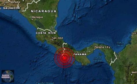 Sismo De Magnitud Panam Y Costa Rica