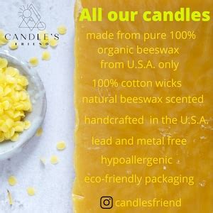 Thin Taper Candles / Dripless / 100% Pure Beeswax / DANSK Candles ...