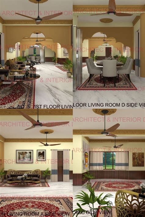 Old Age Home First Floor Living Room Interior Design