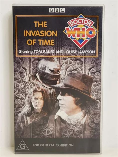 Doctor Who The Invasion Of Time Tom Baker Vhs Bbc Video £1866