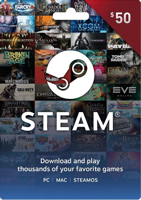 Steam Gift Card - $50 - $50 Edition : Amazon.ca: Video Games