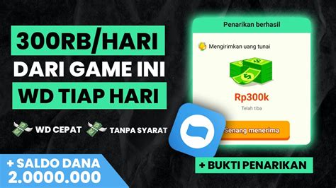 Tanpa Syarat WD Dan 100 Cuan 300RB Hari Dari Game Ini Aplikasi