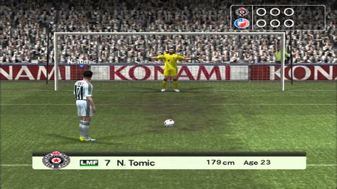 Pes Penalti Partizan Vs Crvena Zvezda Gameplay Youtube