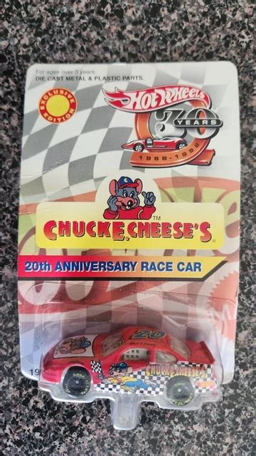 Hot Wheels Th Anniversary Chuck E Cheese S Th Anniversary Race Car Picclick Uk
