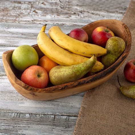 Large Wood Bowl Olive Wood Bowl Large Fruit Bowl Decorative Bowl Rustic Decor Rustic