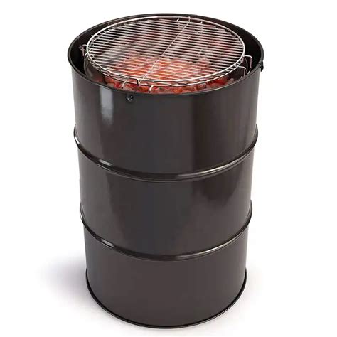 Barrel BBQ Black Charcoal Grill Smoker Grill with Fire Bowl| Alibaba.com