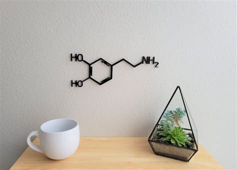 Dopamine Molecule Wall Art Dopamine Molecule Serotonin - Etsy