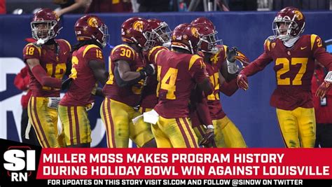 Miller Moss Leads Usc To Victory In 4228 Win Against Louisville During