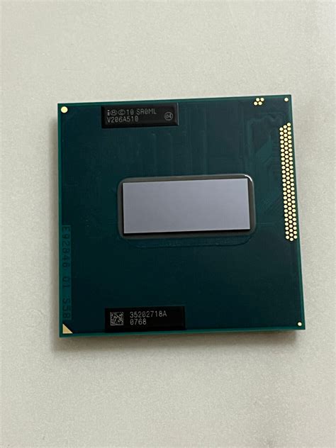Intel Core i7 3720QM CPU Quad-Core 2.6-3.6GHz 6M SR0ML Socket G2 ...
