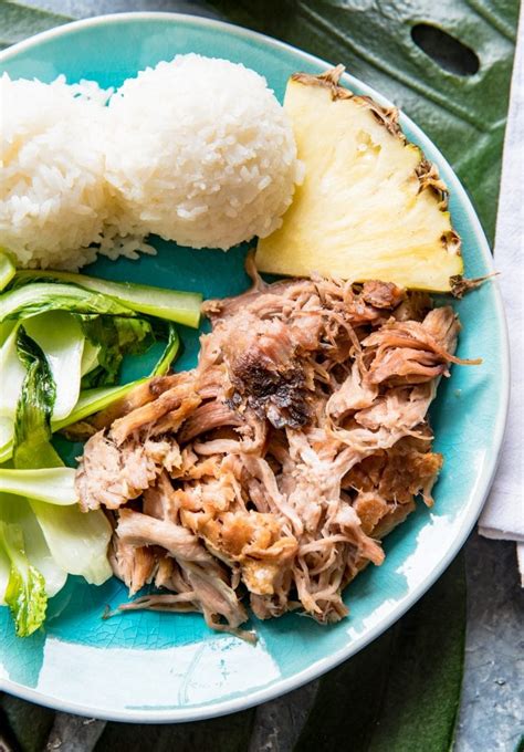 Hawaiian Style Slow Cooker Kalua Pork Pineapple And Coconut