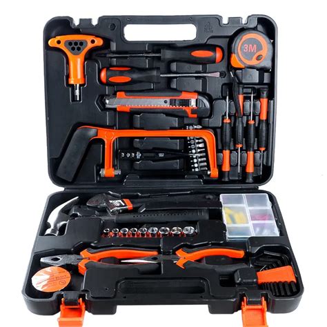 Household 82pcs Combo Tools Multifunction Hardware Toolbox House