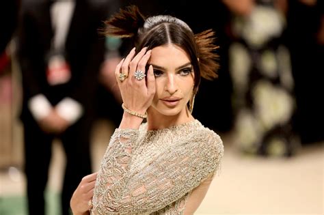 Emily Ratajkowski Met Gala Bare Boobs Ass Hot Celebs Home
