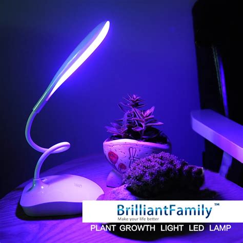 Led Full Spectrum Fleshy Plant Grow Light Indoor Plant Growth Table Lamp Vegetable Greenhouse