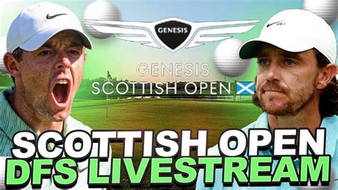 DFS Stream 2023 Genesis Scottish Open Draftkings Player Pool