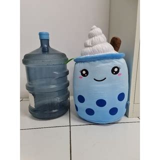 Jual DREAMTOYS96 Boneka Boba Ice Cream Jumbo Brown Sugar Bubblegum Blue