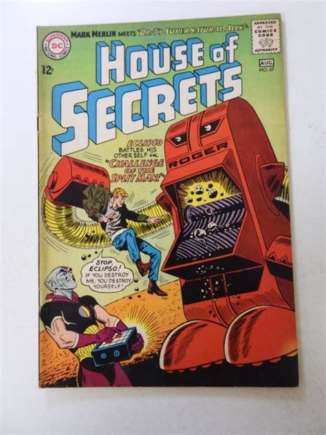 House Of Secrets Fn Vf Condition Comic Books Silver Age