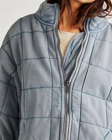 Gen V S01 2023 Lizze Broadway Blue Dolman Quilted Jacket