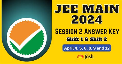 Jee Main 2024 Session 2 Answer Key Download Shift 1 2 Unofficial