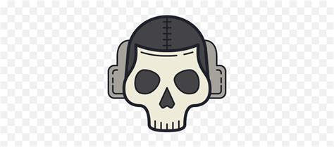 Call Of Duty Warzone Icon In Color Hand Drawn Style Emoji Samsung Skull