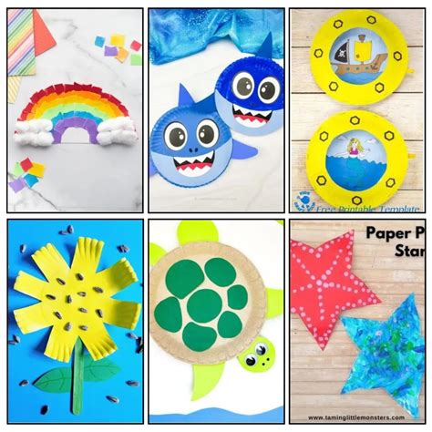 Creative Summer Paper Plate Crafts for Kids