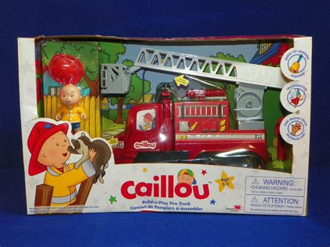 PBS Kids Sprout CAILLOU Build-N-Play Fire Truck w/ Lights & Sounds New VERY RARE | #2012650001