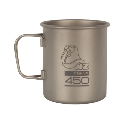 Титановая кружка 450 мл. NZ TM-450FH Titanuim Cup купить с доставкой ...