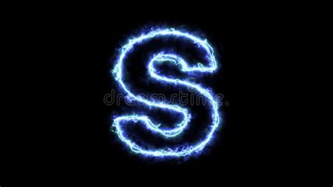 Electric Blue Letter G Reveal On Black Background Stock Footage Video