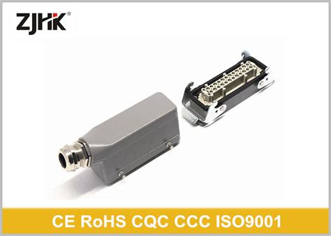 H24B SE 4B PG21 Heavy Duty 24 Pin Connector For Hot Runner Temper Controller 09300241520