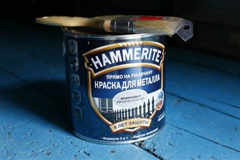 Молотковая краска по металлу и преимущества ее применения