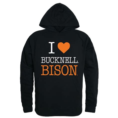 Bucknell University Bison Bu Ncaa College I Love Hoodie Sweatshirt Ebay