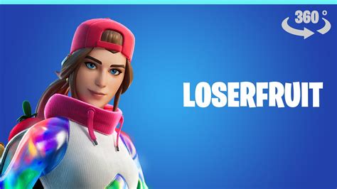 🔥 Loserfruit Skin 360° Fortnite 🦙 Youtube