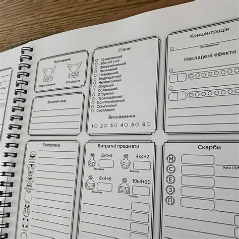 Книга гравця Dungeon and Dragons (D&D), на 4 персонажі, універсальна ...