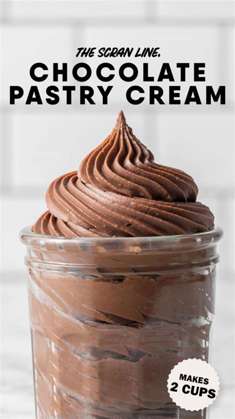 Chocolate Pastry Cream - The Scranline