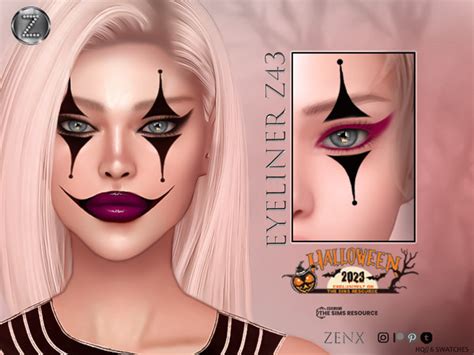 The Sims Resource ZENX EYELINER Z43 HQ