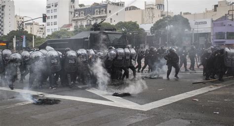 Liberaron A Los 8 Detenidos Tras Piquete E Incidentes En La 9 De Julio