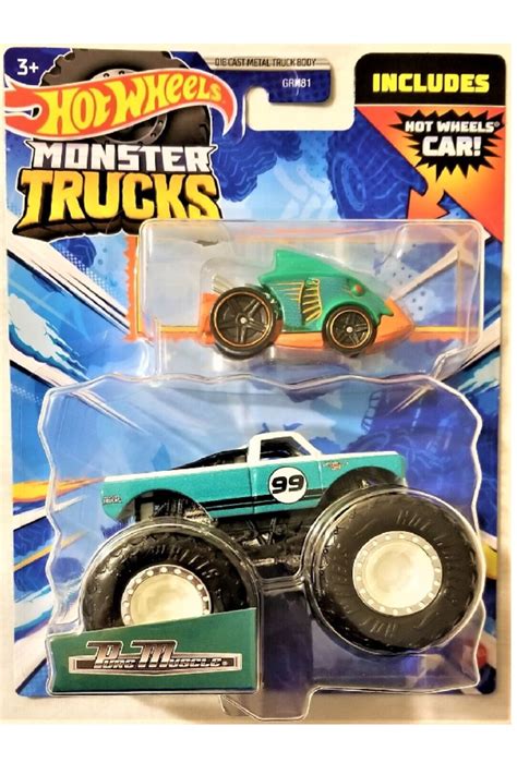 HOT WHEELS Monster Trucks 1 64 Purcc Muscle Piran Ahh Oyuncak Araba Ikili Set Fiyatı