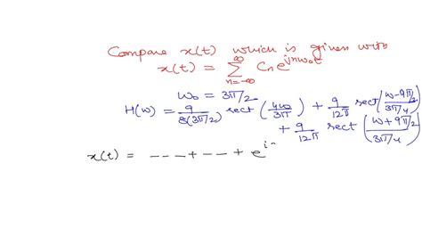 Solved Given A Signal X T With The Autocorrelation Function Rx τ 20δ