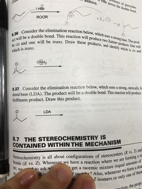 Solved Consider The Elimination Reaction Below Which Uses Chegg