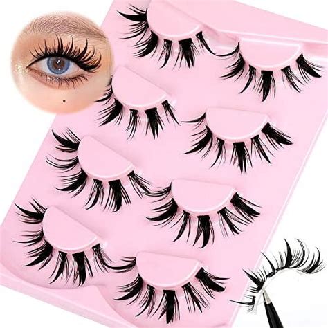 Lash Clusters Y2K Manga Lash Extensions D Curl False Eyelashes Thai